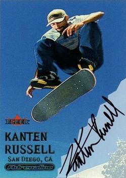 2000 Fleer Adrenaline - Autographs #A Kanten Russell Front